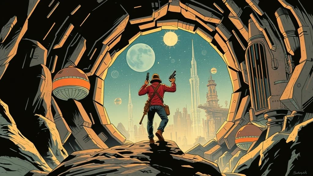 AI Retro Sci-Fi Comic Maker