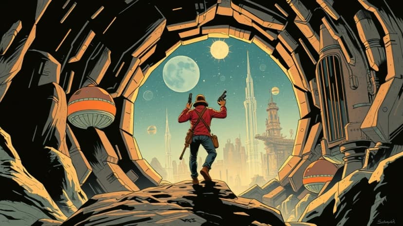 AI Retro Sci-Fi Comic Maker