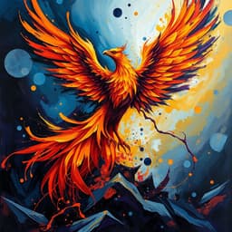 phoenix rising from the ashes