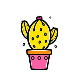 a potted cactus