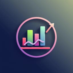 Create a modern icon representing data analytics, with geometric bar charts and sleek lines that suggest precision and insight.