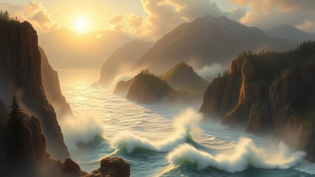 AI Majestic Landscape Generator